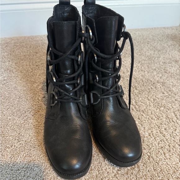 Sorel Black Lace-Up Boots - Picture 2 of 4
